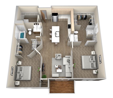 our apartments showcase a spacious floor plan at Pinehurst Apartments, Baxter, MN